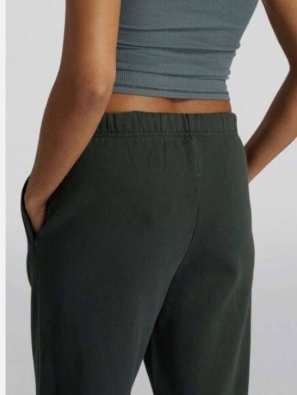 SKIMS Cotton Fleece Classic Straight Leg Pant NWT XS - Picture 6 of 11